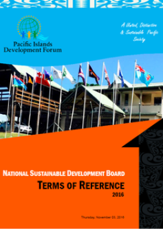 Terms of Reference of the National Sustainable Development Boards